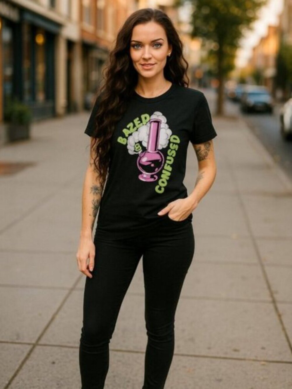 NGOrder ✦ Blazed & Confused Graphic Tee ✦ Black Cotton Unisex Alt‑Core Sz 8 NWT